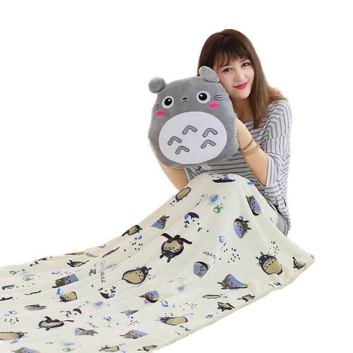 Ctoon cute ctoon three-in-one pillow quilt dual-use cush