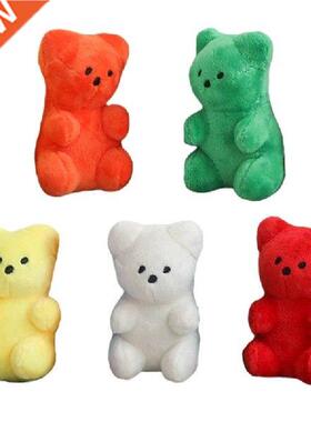 Stuffed Dog Toys Squeak Plush Puppy Teething Toy Cute Bear