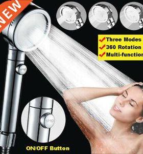 Handheld Shower Head Hgh Pressure 3 Functon Adjustable