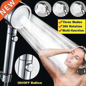 Handheld Shower Head Hgh Pressure 3 Functon Adjustable