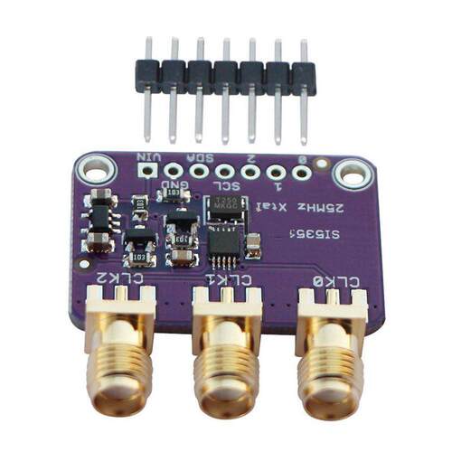 Si551A I2C 25MHZ Clock Generator Breakout Board 8KHz to 160