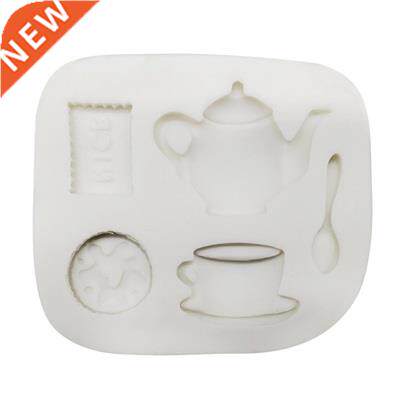 Tea Set Tea Cup & Teapot 3D Silicone Mold  Craft Mould