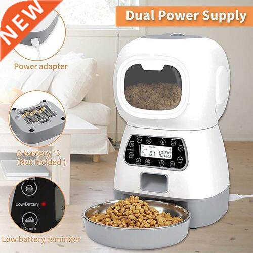3.5L Automatic Pet Feeder for Cats Dogs Food Dispenser Smart