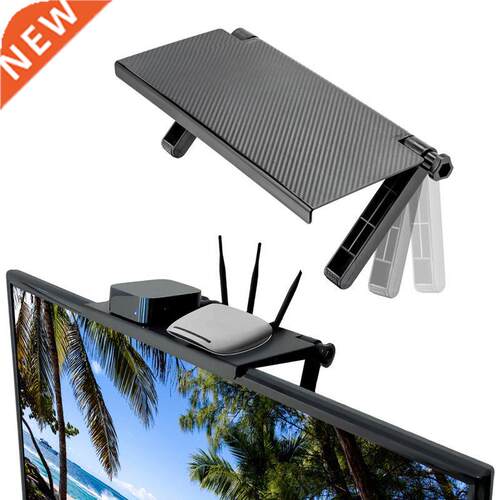 TV Screen Top Storage Shelf ABS TV Rack Display Storage Desk
