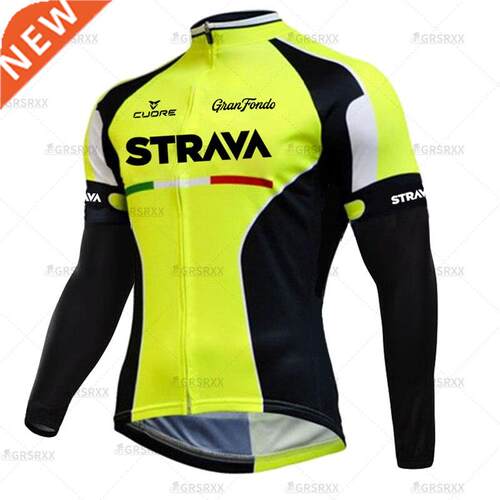 STRV Cycling Jerseys 2022 Rcing Bike Jersey Long Sleeve C