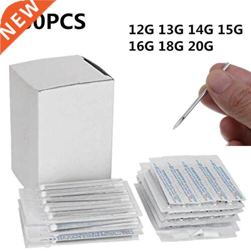 10/30/50Pieces Body Piercing Needle Lot Surgical Steel 16G D