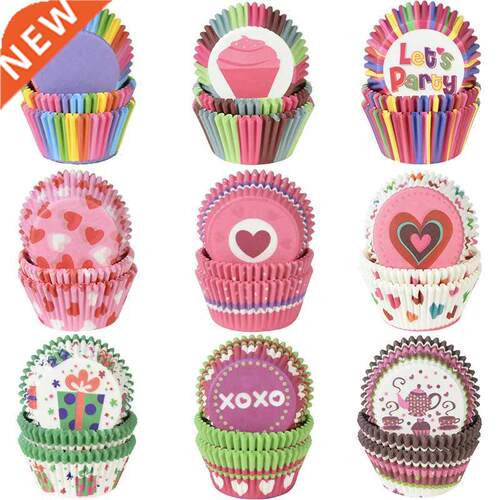 100Pcs Muffin Cupcake Paper Cups Cupcake Liner Baking Muffin