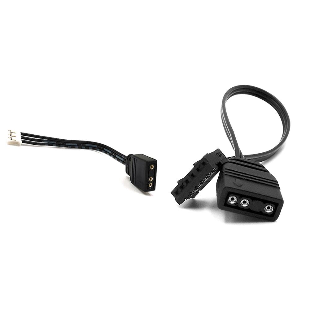 COOLMOON 5V three-pin to 4pin/6Pin controller adapter cable