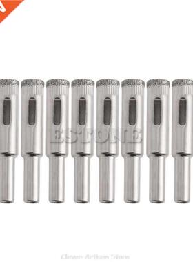 10Pcs 10 mm forage diamant base Coated Bits Scie Carreaux ve