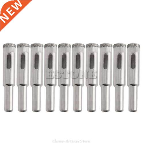 10Pcs 10 mm forage diamant base Coated Bits Scie Carreaux ve
