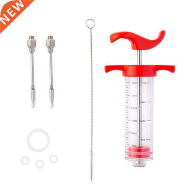 Food Seasoning Syringe Stainless Steel Needle BBQ Turkey