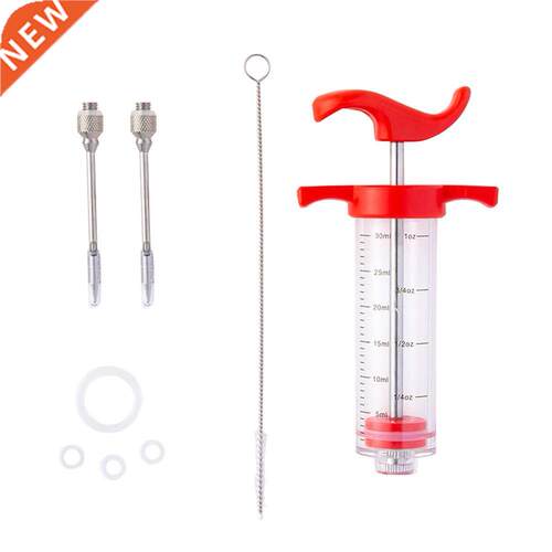 Food Seasoning Syringe Stainless Steel Needle BBQ Turkey
