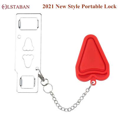 Portable Door Lock Self-Defense Anti Theft Door Locks Safety