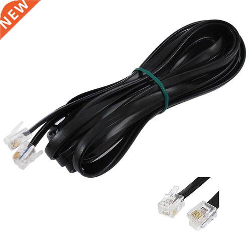 6P6C RJ11 Telephone Extension Fax Modem Cable Line 5M Length