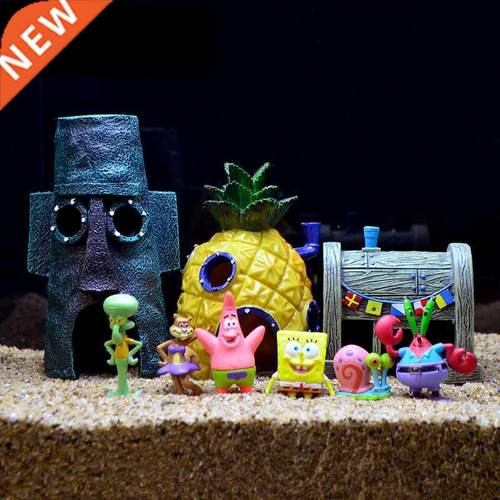 Aquarum Pneapple House Decoraton Fsh Tank House Shelter