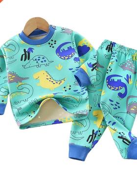 Children's Sleepwear Suits Full Pullover Tees Pants 2-Pieces
