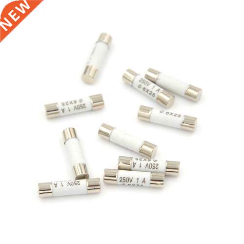 10PCS New 6*25mm Ceramic Fuse Tube Fuse 6x25mm Fast Blow Cer