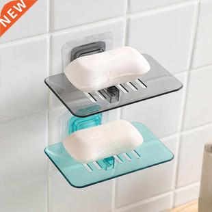 Storage Rack Wall Dishes Soap Dish Case Suction Cup Drain So