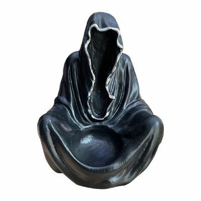 Home Decor Gothic Wizard Sphere For Desk Black Resin