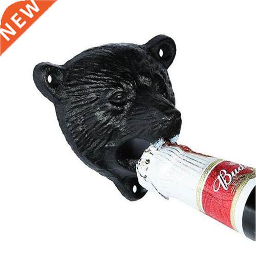 Blck Cst Iron Beer Opener Wll Mounted Beer Opener Cute Be
