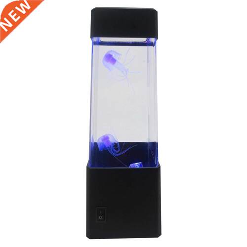Jellyfish Water Ball Aquarium Tank LED Lights Lamp Relax Bed