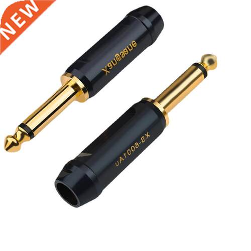 Pure Copper 6.35mm 6.5mm MIC Jck Plug for Mono Microphone