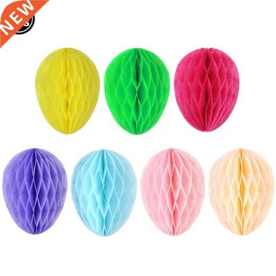 7 pcs/pack Eaer Eggs Hanging Ceiling Decorations Colorful
