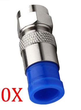 10pcs Connector Coax Coaxial Compression Fitting O-Ring F Co
