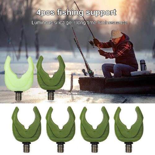 4Pcs Compact Fishing Rod Rest Wear-resistant Compact Rod