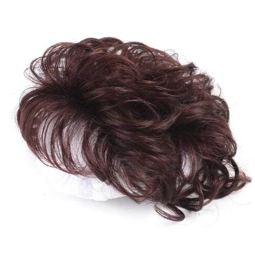 Cheap Human Hair Toupees/toppers Machine-made Natural Toupee