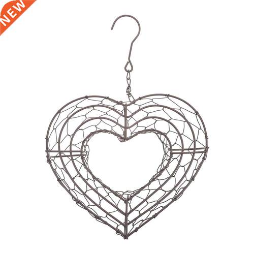 Iron Wire Wreath Frame Form Hanger Iron Succulent Planter