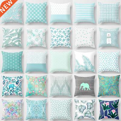 Super Hot Hipster Light Blue Green Mint Cushion Cases Modern
