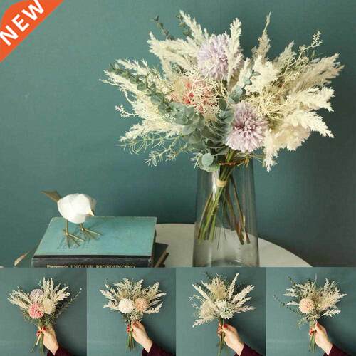 NEW White Artificial Flowers High Quality Silk Dandelion