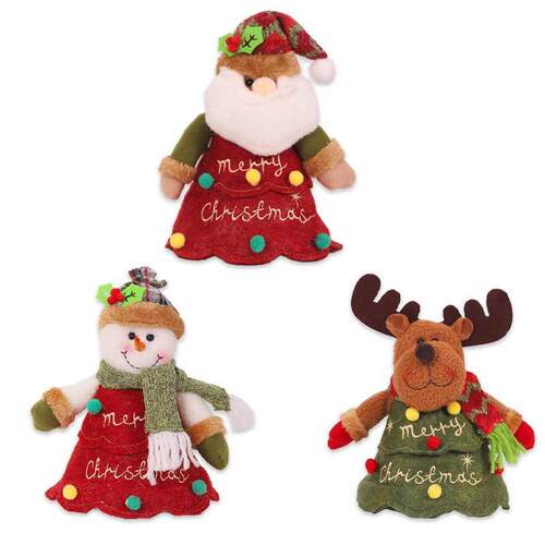 Christmas Decorations Old Man Snowman Elk Doll Cartoon