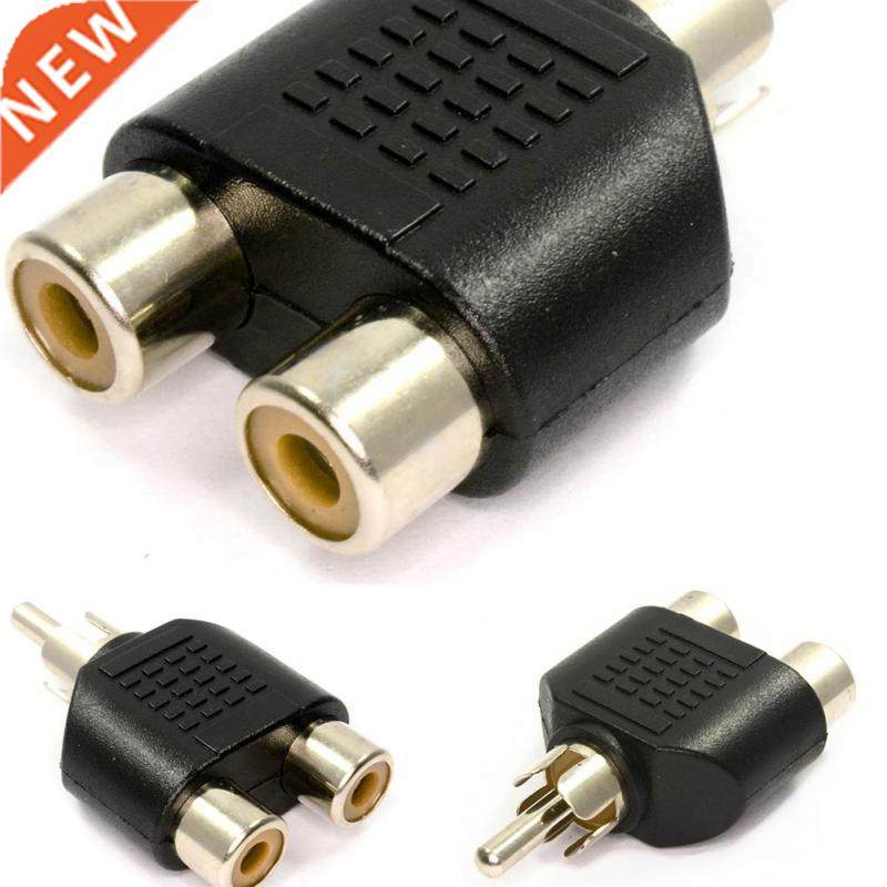 1 to Phono Splitter/Joiner Adapter 2 RCA Sockets to 1 RCA Ph