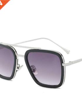 Luxury Design Tony Stark Sunglasses Women 2021 Thin Border M