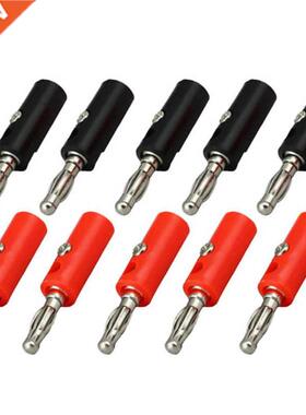 30pcs Banana Plug Red+Black 4mm Audio Speaker Wire Cable Scr