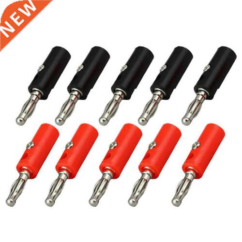 30pcs Banana Plug Red+Black 4mm Audio Speaker Wire Cable Scr