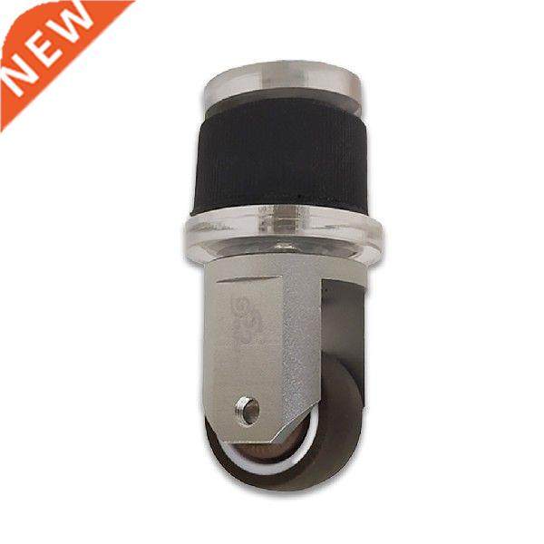 Folding Bike Wheel Seat Tube Embedded Push Rolling Caster