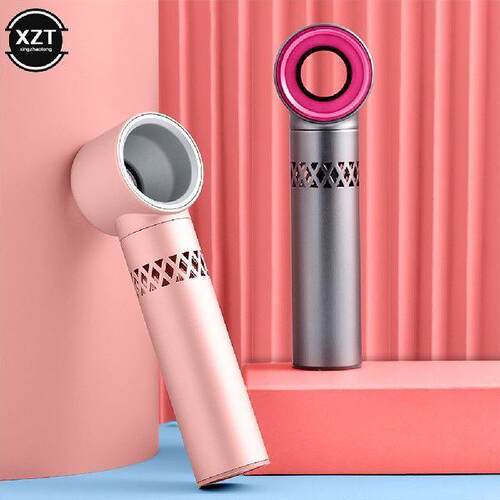 Portable USB Rechargeable Bladeless Fan Handheld Mini