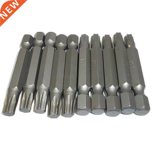 10pc T0 Torx Bits 50mm T0 Head Bit Hex 1/4