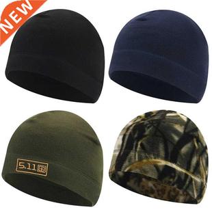 Winter Men's Outdoor Sports Camo Fleece Hat Beanie Women's W