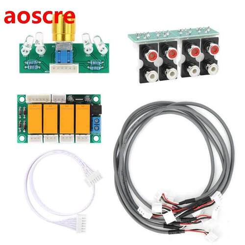 Audio Input Switch Module  Switching Board 4 Way Signal S