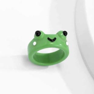 Cute Smile Frog Rings For Women Girls Funny Personality Whol