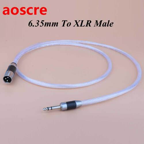 Preffair OCC Copper 6.35mm to XLR,Jack 6.35mm (1/4 Inch) TRS