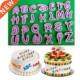 Printed Symbols Fondant Cake Mold 40pcs Decor Alphanumeric