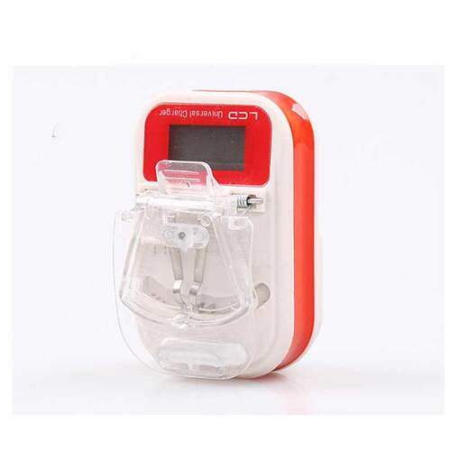 Universal Battery USB Charger with LCD Indicator Screen US /
