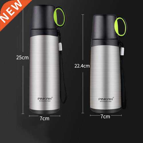 PINKAH Thermos Bottle 420ml 520ml Stainless Steel Vacuum Fla