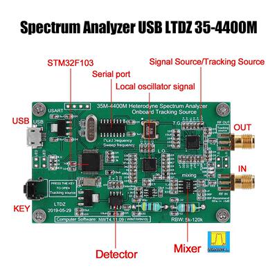 Spectrum Analyzer USB LTDZ 35-4400M Spectrum Signal Source w