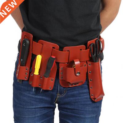 5in1 Leather Tool Belt Pouch Scaffolding Tool with Tool Hold